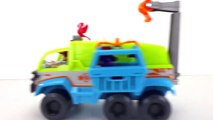 PAW PATROL JUNGLE RESCUE PAW TERRAIN VEHICLE - RYDER SAVES CHASE AND ZUMA FROM MANDY-dkX