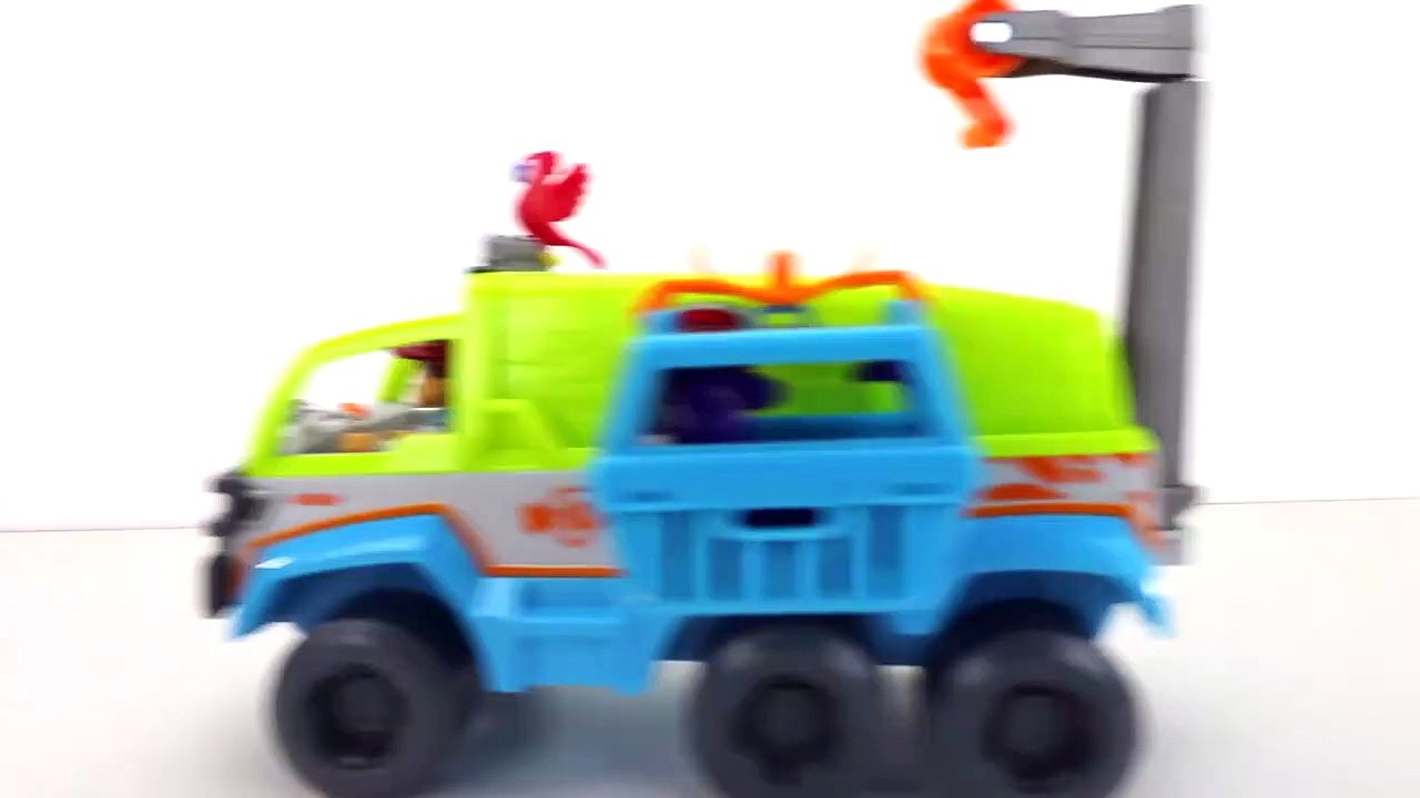 PAW PATROL JUNGLE RESCUE PAW TERRAIN VEHICLE - RYDER SAVES CHASE AND ZUMA FROM MANDY-dkX