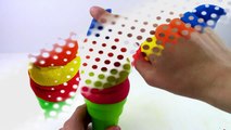 DIY Make Colors Kinetic Sand Ice Cream Cone Icecream Rainbow Learning Colors Ice Cream Molds-unMgI