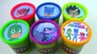 Learn Colors PJ MASKS Playdoh Cans Surprise Toys PJ MASKS Learning Colors Modeling Clay For Kids-Iu5