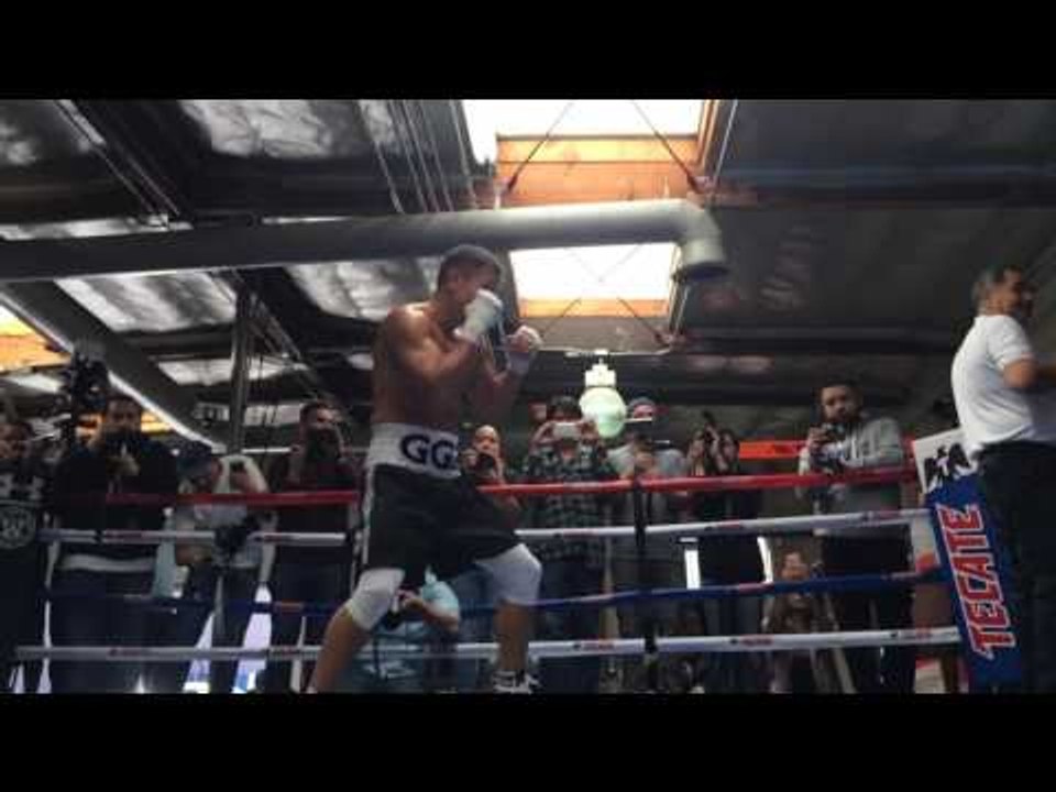 GGG Working Out Boxing In Camp For Danny Jacobs
