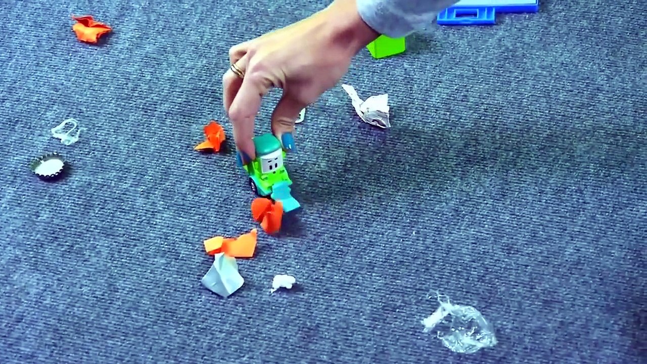 Trash Toys! Robocar Poli RECYCLING Center Playset Game (Gulliver Toys) (Робокар Поли, 로보카 폴리)-3kPGqF5Fb