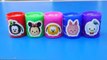 Colors Slime Tsum Tsum Learn colors Finger Family PEPPA PIG & Play Doh Nursery Rhymes Kids-ENa