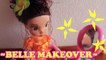 PRINCESS BELLE Beauty & the Beast MAKEOVER DRESS UP Make Up Hair Disney Movie Toys-uc5oz