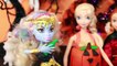 HALLOWEEN PRANK Barbie Frozen Monster High Doll Parody Play-Doh Halloween Costumes DIY KIDS Trick-iul9l4C2