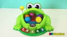 Learn COLORS & Counting Numbers Preschool Toys for Kids Pop Giggle Pond Pal Frog ABC Surprises-OcFFn5XaC