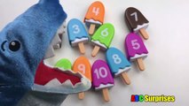 Learn to Count 1 to 10 for Children Colorful Toy Ice Cream Popsicles Pretend Food ABC Surprises-okR