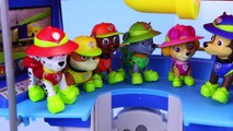 Paw Patrol Kidnapped and Jailed Caged Saved by Ryder and Robo Dog with Big Rig Robot Semi-Truck-YA