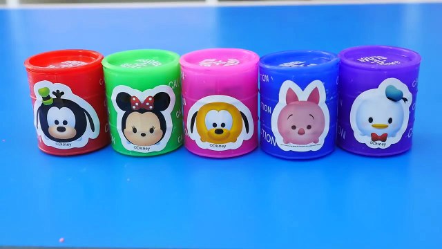 Colors Slime Tsum Tsum Learn colors Finger Family PEPPA PIG & Play Doh Nursery Rhymes Kids-ENajYQ
