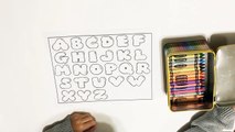 Crayola Crayon, Learning ABC phonics by coloring with Crayola Crayons _ ABC song video for children-LqD8Y