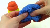 DIY Make Colors Kinetic Sand Ice Cream Cone Icecream Rainbow Learning Colors Ice Cream Molds-unMgI