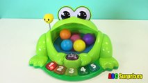 Learn COLORS & Counting Numbers Preschool Toys for Kids Pop Giggle Pond Pal Frog ABC Surprises-Oc