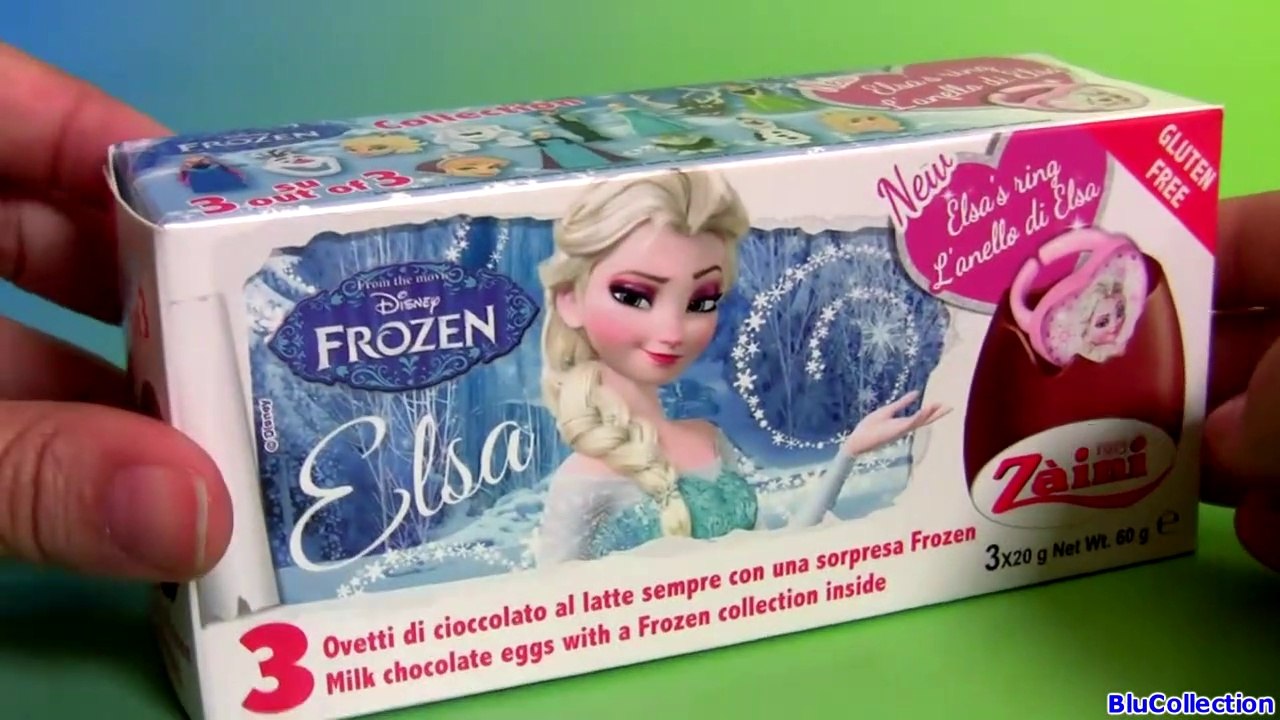 Queen Elsa Chocolate Eggs 3 Surprise from the Movie Disney Frozen with Princess Anna-V5