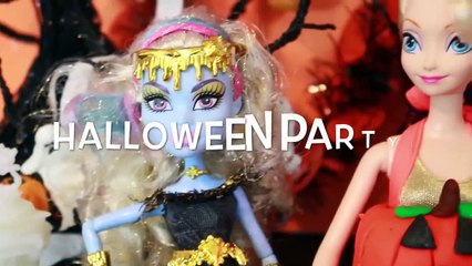 HALLOWEEN PRANK Barbie Frozen Monster High Doll Parody Play-Doh Halloween Costumes DIY KIDS Trick-iul9l4C2V