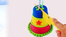 Rainbow Kinetic Sand DIY How to make Colors Kinetic Sand Cake! Birthday Cake Play Sand-TjNoFdB