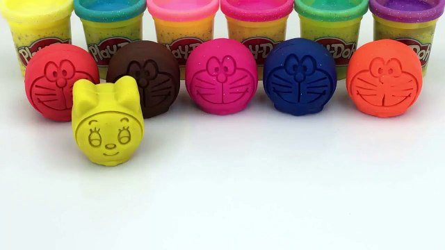 Kinder Joy & Play Doh Doraemon Ice Cream fruits Molds Fun and Learning Colors for Kids-EnQycWO-