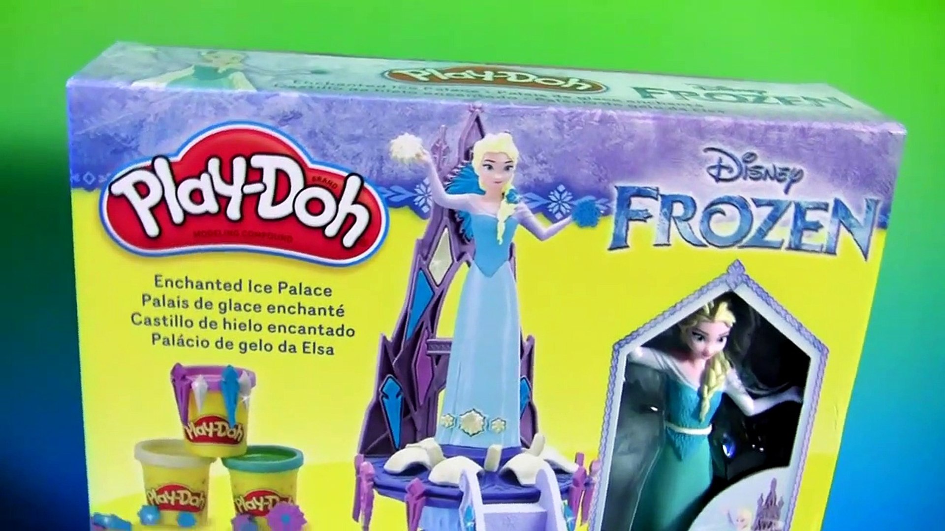 Play Doh Enchanted Ice Palace of Elsa Disney Frozen Play Doh Sparkle Castillo de Hielo Encantado Tw