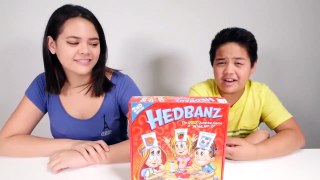 KIDS TOYS - HEDBANZ game for kids! Fun games for kids - Headbanz challenge in kid's videos-o2haC_