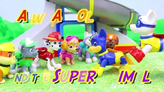 Paw Patrol Super Pups Rescue Superhero Animals with Apollo and Superpup Chase and Dancing Elephant-BGg4sfQT8