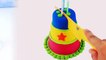 Rainbow Kinetic Sand DIY How to make Colors Kinetic Sand Cake! Birthday Cake Play Sand-TjNoF