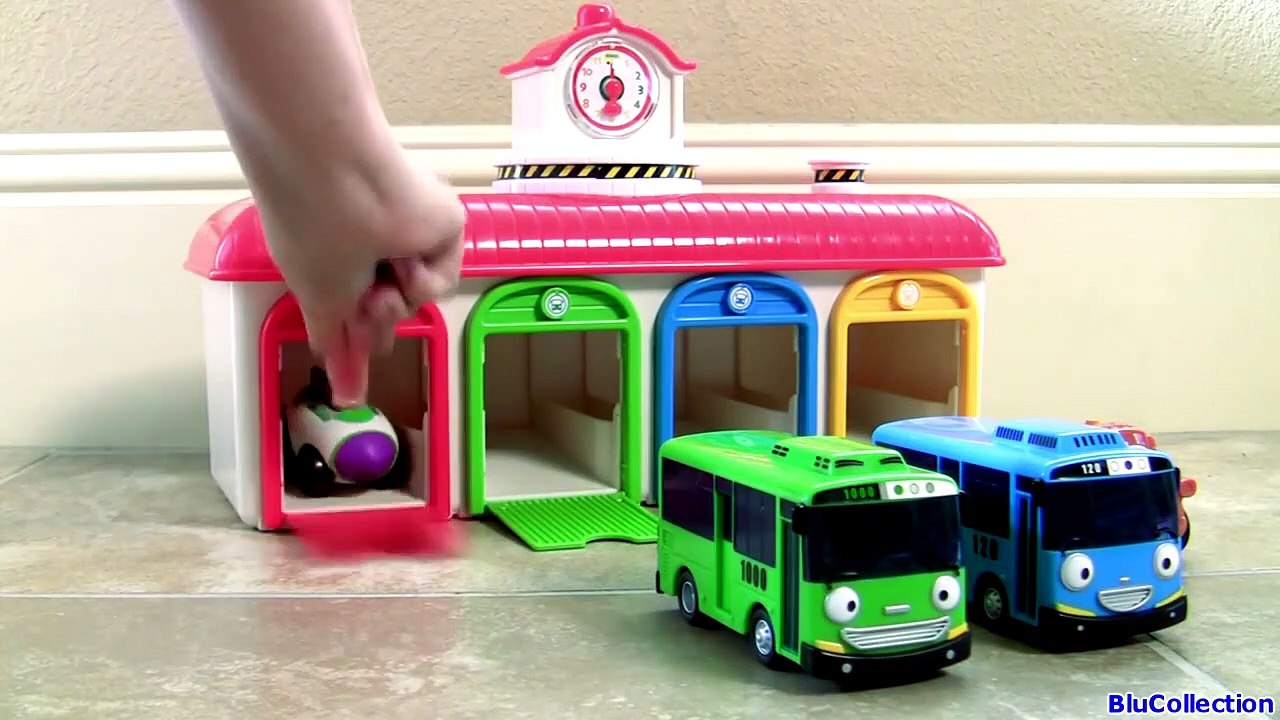 Tayo the Little Bus Garage Disney Pixar Cars Ba...