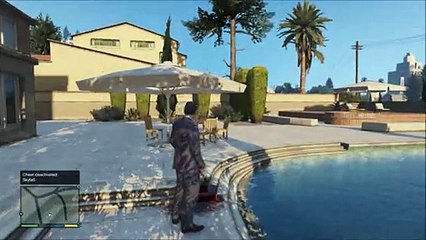 GTA 5 - Skydiving Into Pools!