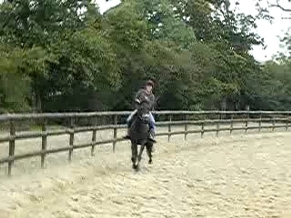 Perle prend le galop