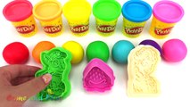 Learn Colors Play Doh Balls Ice Cream Pororo Disney Frozen Mickey Mouse Paw Patrol Surprise Toys