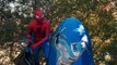 GIANT EGG SURPRISE OPENING BATMAN VS SPIDERMAN Super Heroes Toys & Real Life Superhero Kids Video-WJpcHn