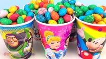 M&M Surprise Cups Disney TMNT Toy Story Hello Kitty Learn Colors Play Doh Dorami Animals Molds Kids-8t-Z9NwOI