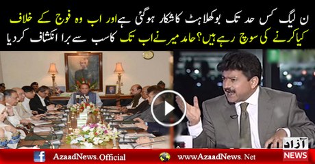 PMLN Wale Army Ke Khilaf Kya Karne Ki Soch Rahe Hain... Hamid Mir