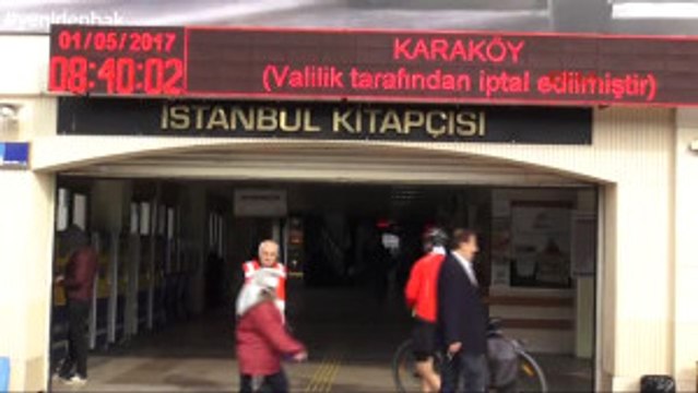 Vapur ve Motor Seferlerinde 1 Mayıs Iptalleri