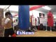 Julio Cesar Chavez Jr In Camp For Canelo Landing Bombs On Heavy Bag EsNews Boxing