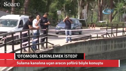 Download Video: Kanala uçan sürücü: “Otomobilim serinlemek istedi”