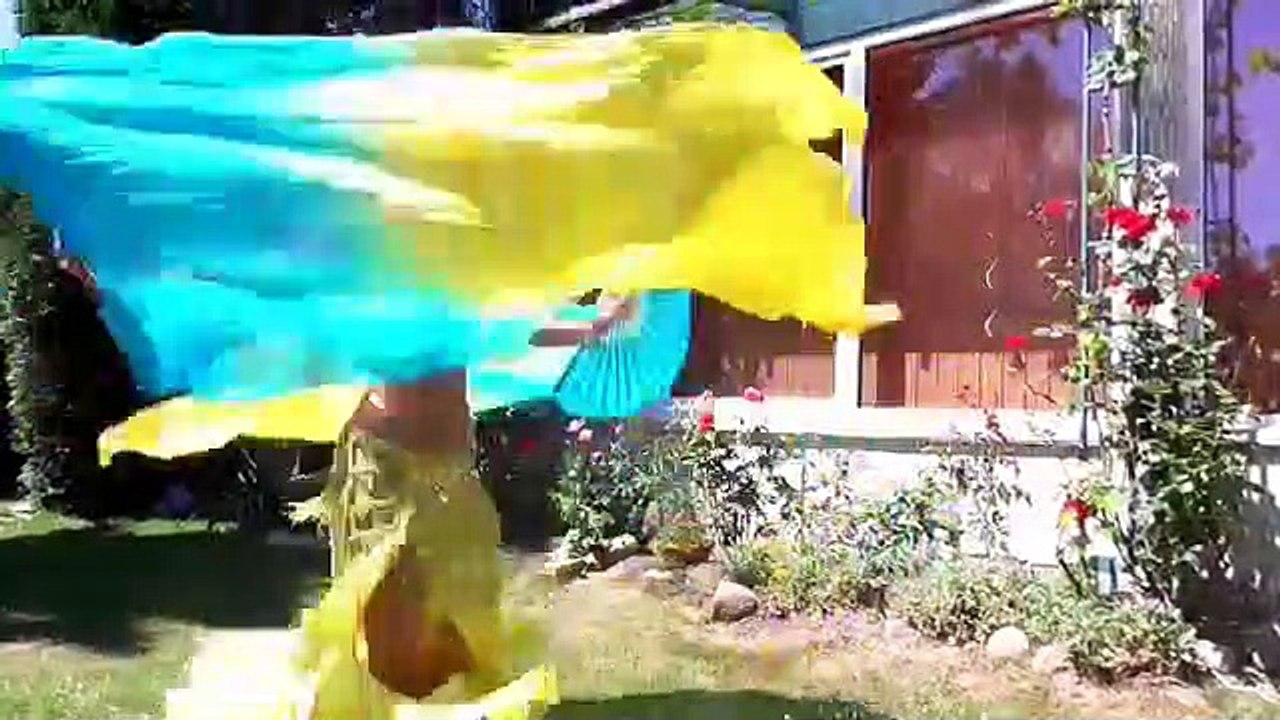 Belly Dance with Veil and Fan Veil by Isabella 2015 - HD