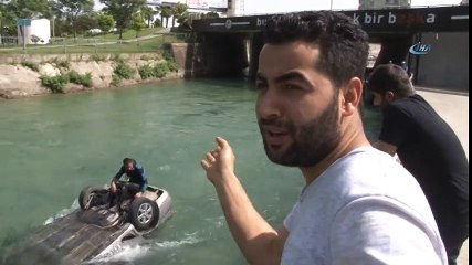 Kanala Uçan Sürücü: "Otomobilim Serinlemek İstedi"