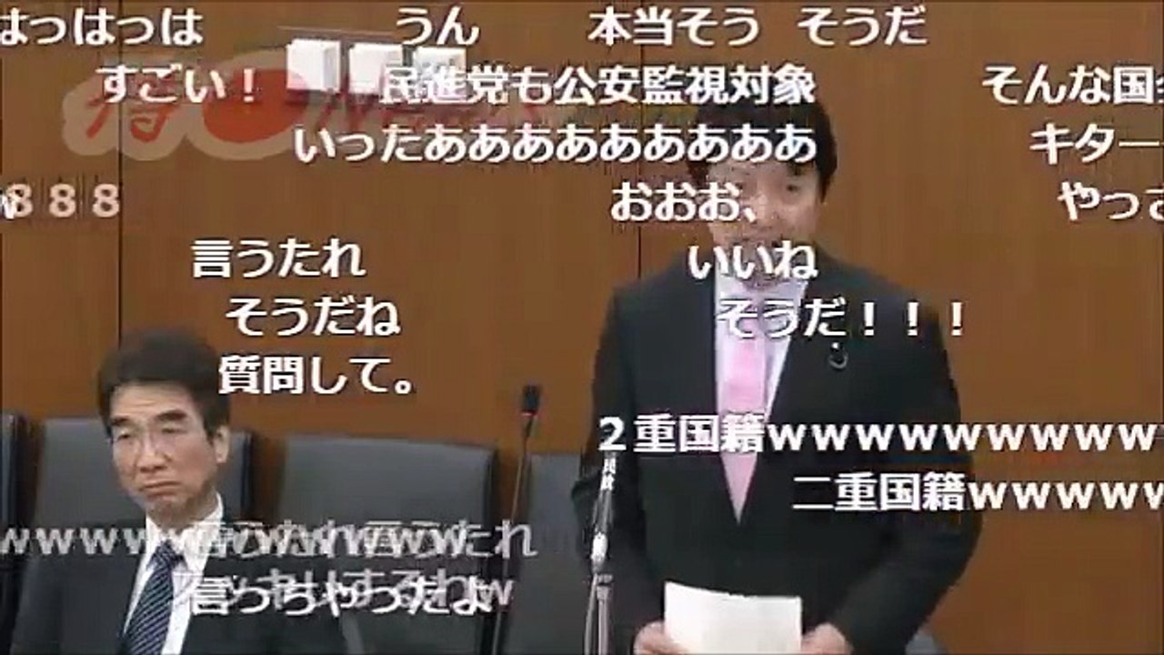 足立康史vs民進党【国会中継】神回！民進党 蓮舫を足立康史がフルボッコ！「二重国籍スパイは国会ダメ！」足立先生よく言った！2017年3月18日 侍News