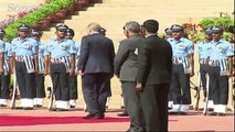 Erdoğan, Hindistan'da törenle karşılandı