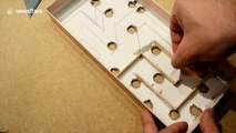 How to make a cool marble labyrinth for the kids
