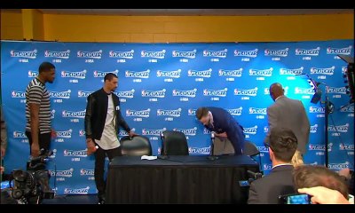 【NBA】Gordon Hayward，Hill＆Favors Postgame Interview | 爵士vs快船| 游戏7 | 2017年NBA季后赛