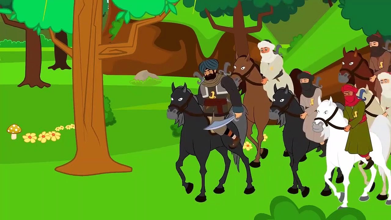 Ali Baba ve Kırk Haramiler çizgi film masal 19 - Adisebaba Çizgi Film Masallar