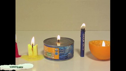 Acil durumlar için pratik 5 çeşit mum yapımı