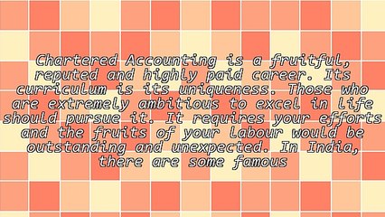 Famous Chartered Accountants of India