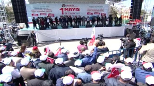 Erzurum Hak-Iş Konfederasyonu Genel Başkanı Arslan 1 Mayıs Kutlamasında Konuştu-1