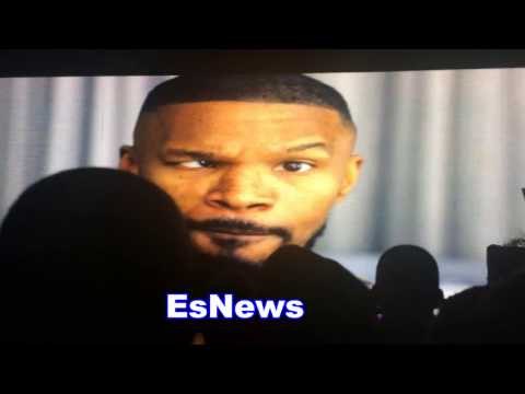 Jamie Foxx Funny Vid For Floyd Mayweather HE GOT THEM HANDS EsNews Boxing