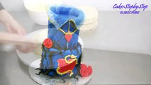 EVIE Disney Descendants Cake How To Make  by Cakes StepbyStep-ZWnuSdCk