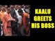 Yogi Adityanath greeted by special family member | Oneindia News