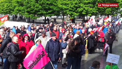 Brest. 1.000 manifestants au rassemblement du 1er-Mai (Le Télégramme)