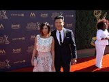 Mario Lopez and Courtney Mazza 2017 Daytime Emmy Awards Red Carpet