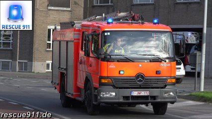 Autopomp + Ladderwagen Voorpost Brandweer Brugge